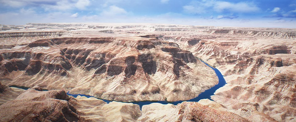 3d environment Grand Canyon