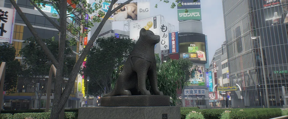3d Hachiko Shibuya