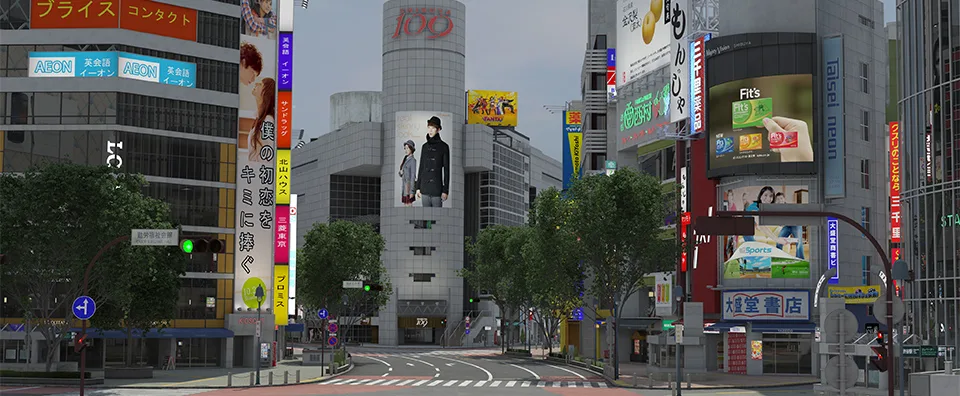 3d japan tokyo shibuya