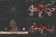 Animated Octopus 3D