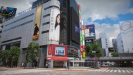 Tokyo shibuya crossing 3d model kitbash