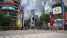 Tokyo shibuya crossing 3d model kitbash