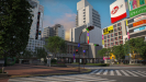 Tokyo shibuya crossing 3d model kitbash
