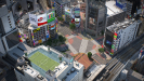 Tokyo shibuya crossing 3d model kitbash