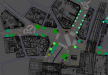 Tokyo shibuya crossing 3d model kitbash
