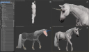 3d unicorn 3ds Max