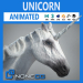 3d unicorn rigged and animated