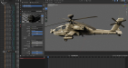 AH-64D Apache Longbow 0007 Blender
