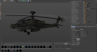 AH-64D Apache Longbow 0007 C4D